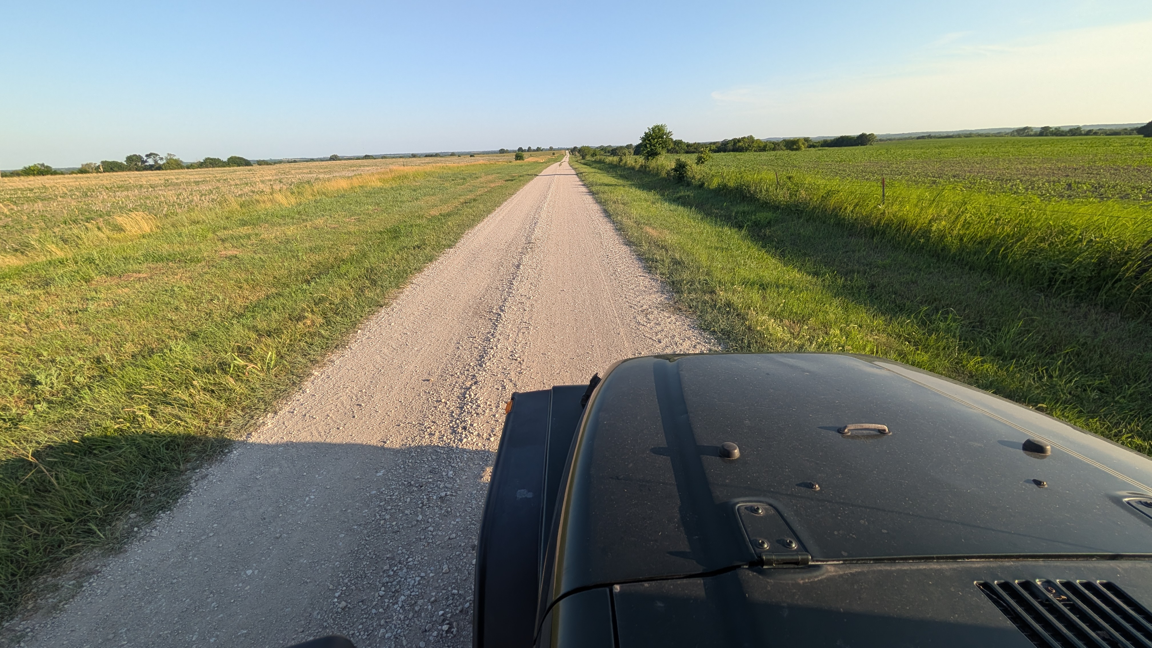 Overlook along a Flint Hills trail